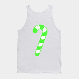 GREEN AND WHITE CANDY CANE - CUTE CHRISTMAS DESIGN Tank Top